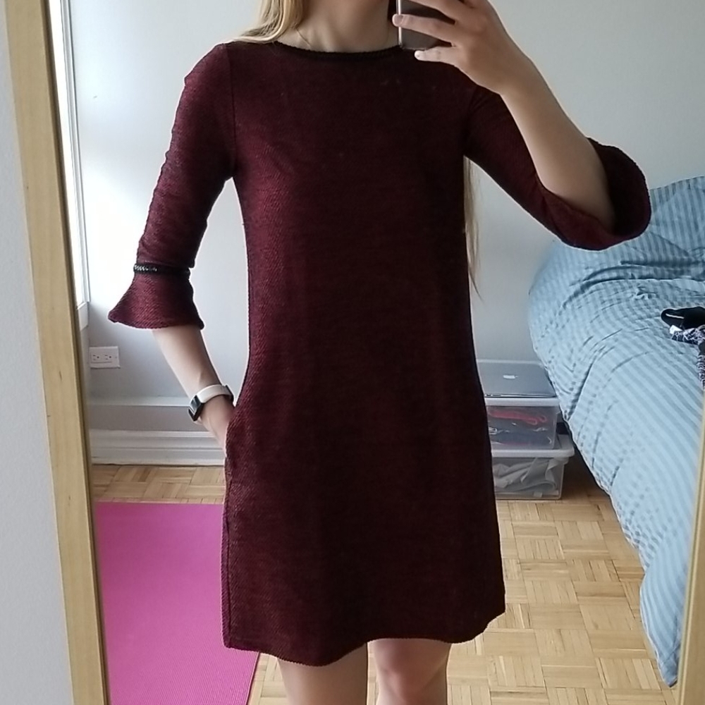 MAX&Co Burgundy Red Dress